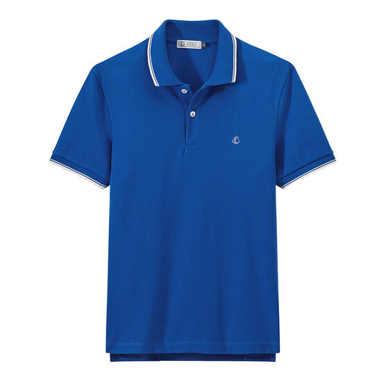 Polo maniche corte uomo blu RIYADH