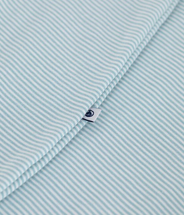 Sacco nanna in cotone a righe TOG 0,5 neonato verde/bianco