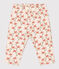 Pantaloni in tubique trapuntato con stampa per bebè bianco AVALANCHE/ MULTICO