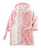 Accappatoio bambina in spugna rosa CHARME/bianco MARSHMALLOW