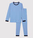Pigiama bambino millerighe in cotone