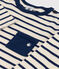 T-shirt maniche lunghe bebè in cotone bianco AVALANCHE/ MEDIEVAL
