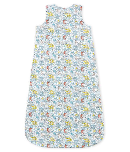 Sacco nanna reversibile bebè maschietto in cotone bianco MARSHMALLOW/blu CONTES