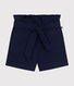 Shorts in tela di cotone bambina