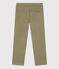 Pantaloni regular in serge di cotone bambino verde MARECAGE