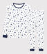 Pigiama a stelle bambina/bambino in cotone
