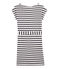 Abito in Lino Donna bianco MARSHMALLOW/blu MEDIEVAL