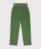 Pantaloni in velluto bambina verde PALMERAIE