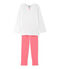 Pigiama per bambina a pois bianco LAIT/rosso CARMEN/ MULTICO