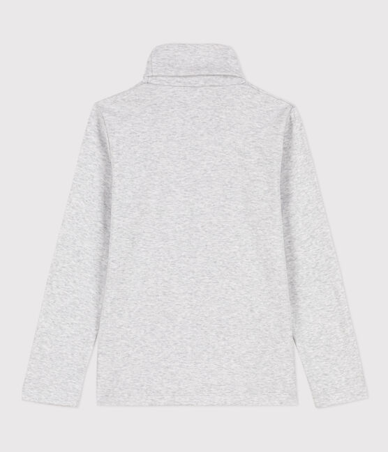 Dolcevita in cotone bambino unisex grigio POUSSIERE CHINE