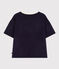 T-shirt LE BOXY in spugna di cotone donna blu SMOKING
