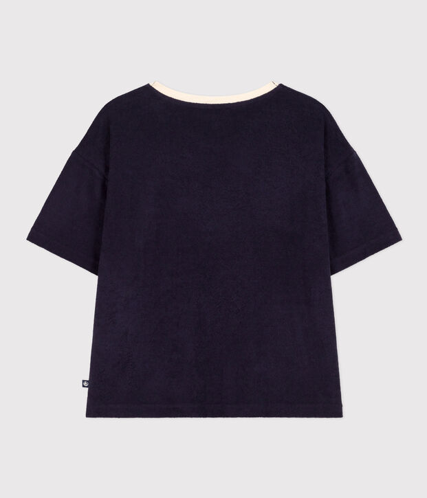 T-shirt LE BOXY in spugna di cotone donna SMOKING