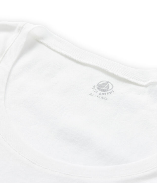 T-shirt donna in cotone leggero bianco
