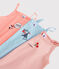 Confezione da 3 canottiere con spalline bambina in cotone variante 1
