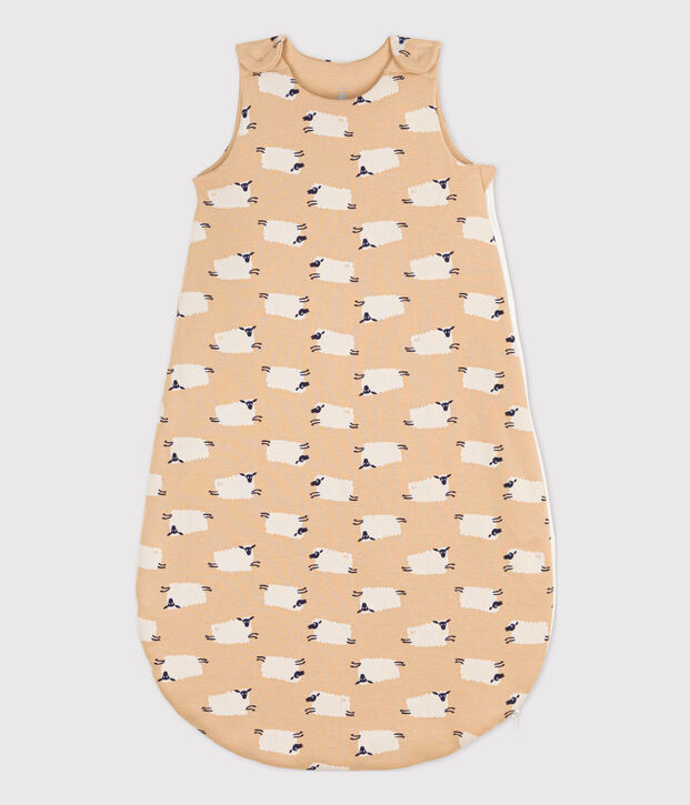 Sacco nanna pecora in cotone per neonati beige/multicolore