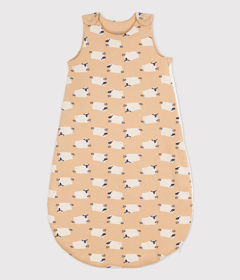 Sacco nanna pecora in cotone per neonati beige/multicolore