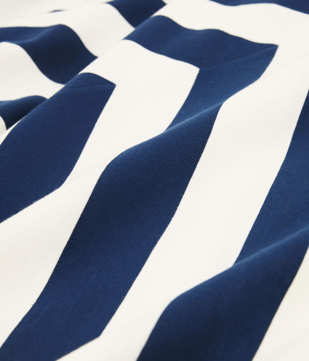 Abito donna blu/bianco