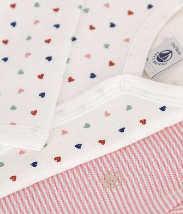 Set di 2 pigiami beb&egrave; in cotone multicolore