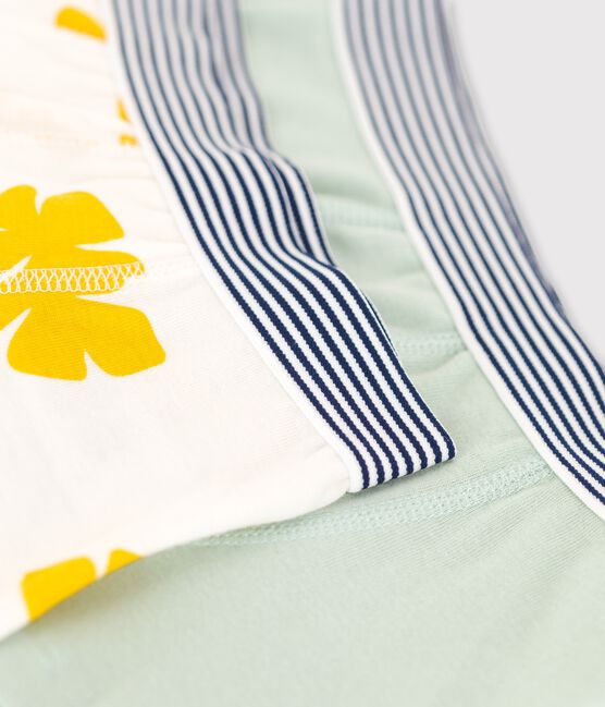 Confezione da 2 boxer bambino con palme grandi in cotone variante 1