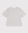 T-shirt Le Boxy in tubique donna bianco AVALANCHE/ SKY CHINE