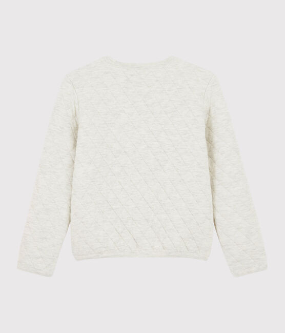 Cardigan in tubique bambina beige MONTELIMAR CHINE