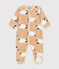 Tutina pigiama in pile neonato TRENCH/ MULTICO