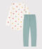 Camicia da notte cuore bambina in ciniglia bianco MARSHMALLOW/bianco MULTICO
