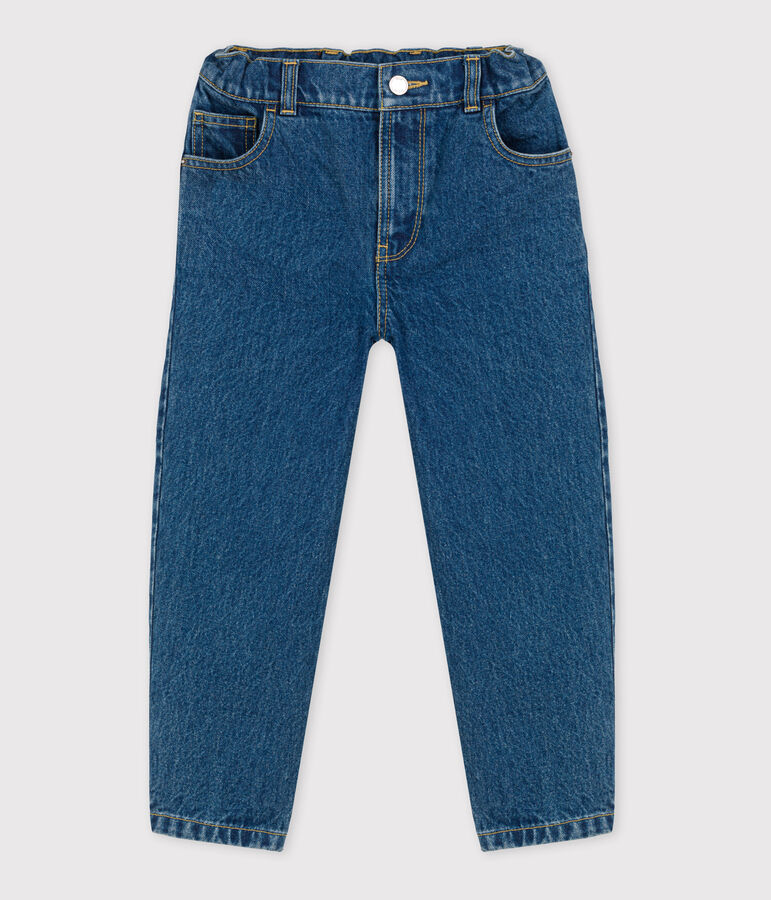 Pantaloni in denim 100% eco-friendly bambino blu BLEU DELAVE