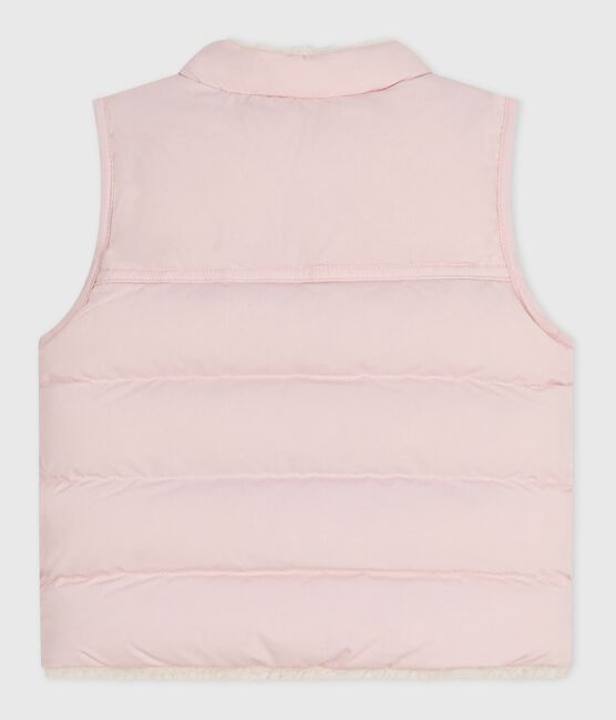 Piumino senza maniche double face neonato rosa JOLI/ MILK