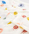 Pigiama con emoticon bambina/bambino in cotone e Lyocell bianco MARSHMALLOW/bianco MULTICO