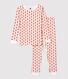 Pigiama bambina/bambino snugfit fantasia grafica in cotone biologico