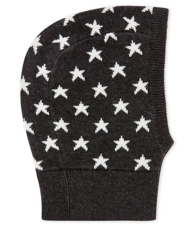 Passamontagna per beb&eacute; unisex grigio/bianco