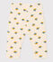 Pantalone in tubique trapuntato con stampa per bebè bianco AVALANCHE/ MULTICO