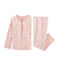 Pigiama rosa con fantasia pinguino bambina in jersey double face rosa MINOIS/bianco MULTICO