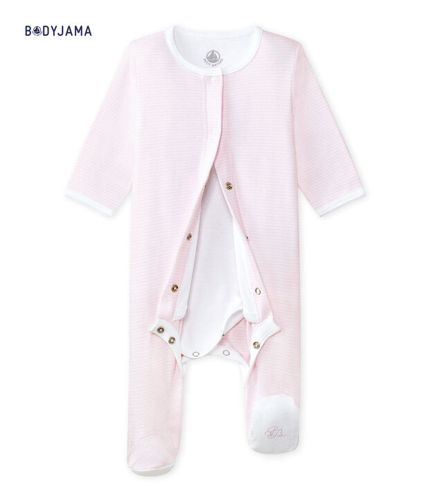 Bodygiama Beb&eacute; unisex rosa/bianco