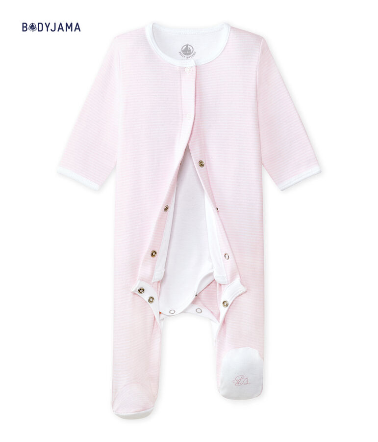 Bodygiama Beb&eacute; unisex rosa/bianco