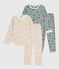 Set di pigiami in cotone fantasia bambina variante 1