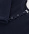 Abitoa maniche lunghe in maglia bambina blu SMOKING