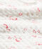 Salopette per bambina in tubique matelassé bianco LAIT/bianco MULTICO