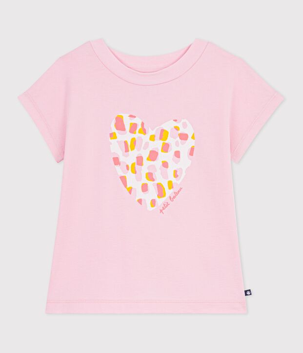 T-shirt a maniche corte in cotone bambina MARQUISE