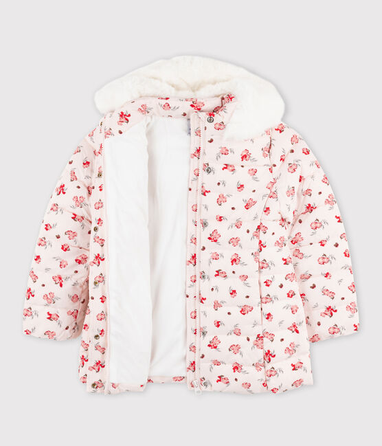 Piumino bambina rosa FLEUR/ MULTICO CN