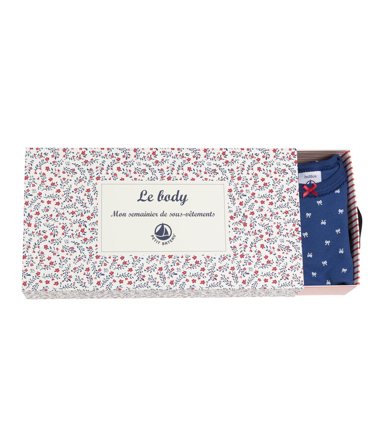 Confezione da 5 body manica corta beb&egrave; bambina variante 1