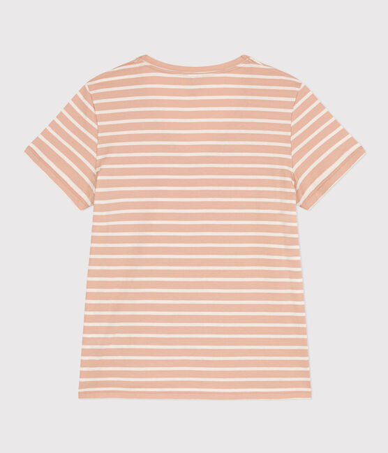 T-shirt LE DROIT in cotone con scollo a V Donna VINTAGE/ AVALANCHE