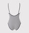 Costume intero a righe Donna blu ABYSSE/bianco LAIT