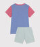 Pigiama corto in cotone a righe bambino PAUL/ MULTICO