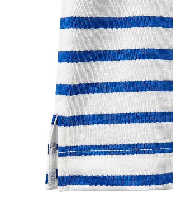 Abito marinière donna bianco MARSHMALLOW/blu PERSE
