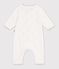 Tutina lunga in maglia di cotone traforata neonato MILK