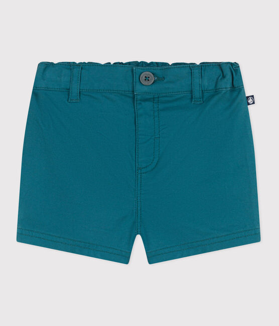Shorts in serge tinta unita neonato verde DRAGONFLY