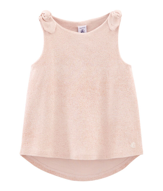 Canottiera bambina rosa PEARL/rosa COPPER