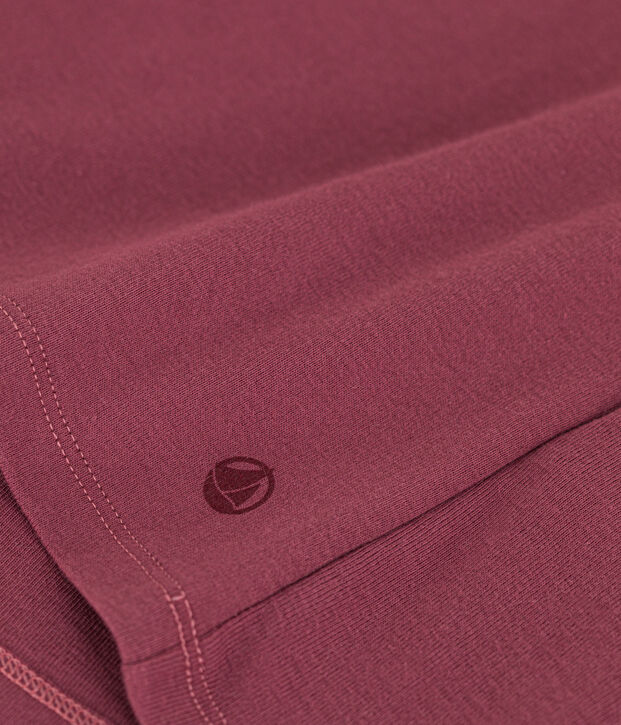 T-shirt L'ICONIQUE girocollo in cotone Donna marrone